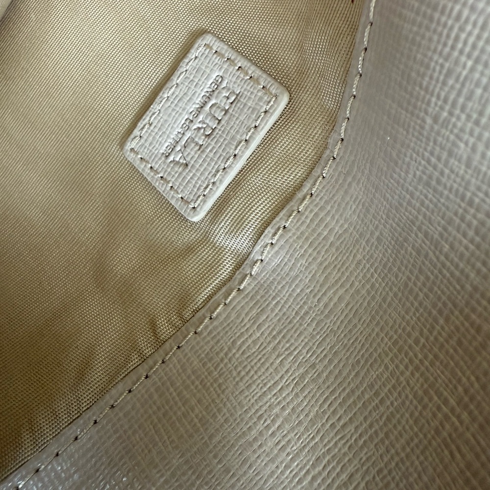 Furla Cream Crossbody Bag with Gold Chain - Picture 7 of 14